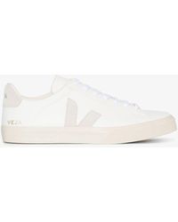 Veja - White Campo Leather Low Top Sneakers - Lyst