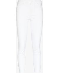 PAIGE - Hoxton Cropped Skinny Jeans - Women's - Cotton/elastane - Lyst