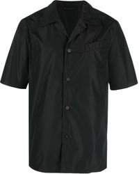 Ferragamo - Cuban-collar Button-up Shirt - Lyst