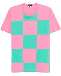 Comme des Garçons - Checked T-Shirt - Lyst