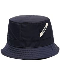 Jacquemus - Navy Le Bob Ovalie Bucket Hat - Unisex - Acrylic/cotton/polyamide - Lyst