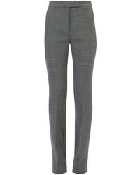 Ferragamo - Wool Straight-leg Tailored Trousers - Lyst