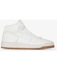 Saint Laurent - Sl/80 Leather High-top Sneakers - Lyst