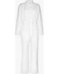 nili lotan denim jumpsuit