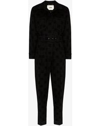fendi print jumpsuit