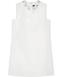 Versace - Short Dress With Decoration - Lyst