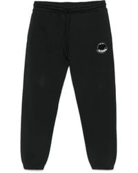 Moncler - Cotton Track Pants With Logo - Lyst