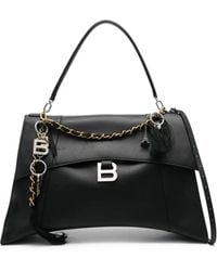 Balenciaga - Hourglass Large Leather Handbag - Lyst