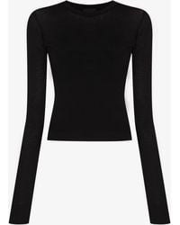 Wardrobe NYC - Long-sleeve Cotton Top - Lyst