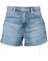 FRAME - High-rise Denim Shorts - Women's - Recycled Cotton/regenerative Cotton - Lyst