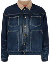 Visvim - Spread-collar Cotton Jacket - Lyst
