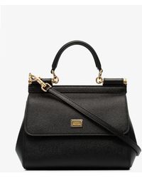 Dolce & Gabbana - Sicily Small Leather Top Handle Bag - Lyst