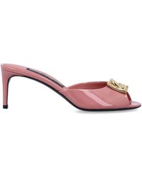 Dolce & Gabbana - Keira Patent Leather Sandal 6Cm Heel For - Lyst