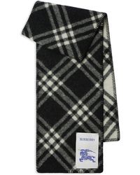 Burberry - Vintage Check Wool Scarf - Lyst