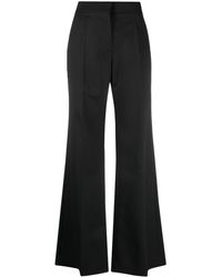 Givenchy - Flared Wool-mohair Trousers - Lyst