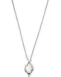 Lyly Erlandsson Sterling Silver Winter Crystal Pendant Necklace in Metallic for Men Mens Jewellery Necklaces 