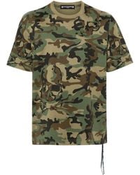 Mastermind Japan - Camouflage-print Cotton T-shirt - Men's - Cotton - Lyst