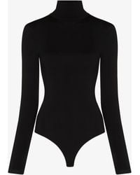 Wolford - Colorado Turtleneck String Bodysuit - Women's - Cotton/polyamide/spandex/elastane - Lyst
