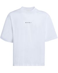 Marni - Logo Cotton T-shirt - Lyst