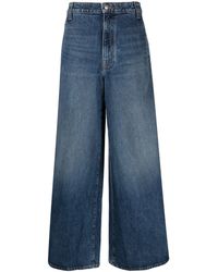 Khaite - The Jacob Wide-leg Jeans - Women's - Cotton - Lyst