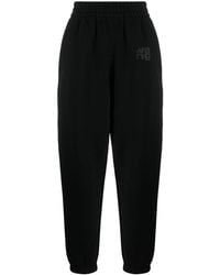 Alexander Wang - Joggers With Rubberised Logo - Lyst