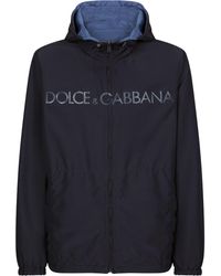 Dolce & Gabbana - Reversible Parka With Print - Lyst