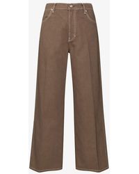 Reformation Denim Fawcett Jean in Ivory 