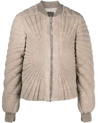 Moncler - Moncler + Rick Owens - Neutral Radiance Quilted Jacket - Men's - Polyamide/polyester/feather - Lyst