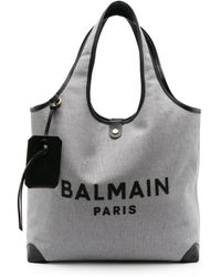 Balmain - B-army Canvas Tote Bag - Lyst