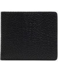 Maison Margiela - Four-stitch Leather Wallet - Unisex - Calf Leather/viscose - Lyst