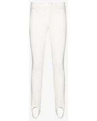 white skinny ski pants