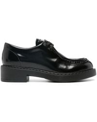 Prada - Warby Leather Loafers - Lyst