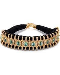 JIA JIA - Yellow Emerald And Diamond Bracelet - Lyst
