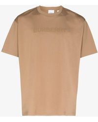 Burberry - Harriston Logo T-shirt - Lyst
