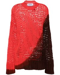 The Attico - Crochet Dyed Sweater - Lyst
