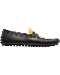 Moncler Genius - X Palm Angels Gommino Loafers - Men's - Calf Leather/rubber - Lyst
