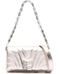 Givenchy - Gold-tone 4g Leather Shoulder Bag - Women's - Calf Leather - Lyst