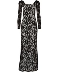 Nina Ricci - Sequinned Lace Maxi Dress - Women's - Polyamide/polyethylene - Lyst
