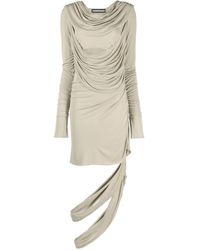 ANDREADAMO - Andreādamo - Draped Jersey Mini Dress - Lyst