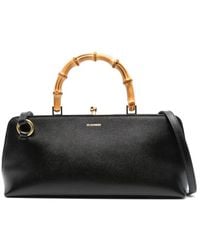 Jil Sander - Goji Bamboo Small Leather Handbag - Lyst