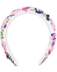 Jennifer Behr - Alondra Floral Embellished Headband - Lyst