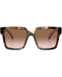 Prada - Tortoiseshell-frame Gradient Sunglasses - Lyst