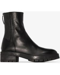 Aquazzura - Saint Honore Leather Ankle Boots - Lyst