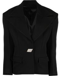 The Attico - Single-Breasted Fitted Blazer - Lyst