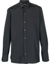 Tom Ford - Long Cotton Shirt Black - Lyst