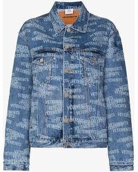 Vetements Denim jackets for Women - Up to 65% off | Lyst
