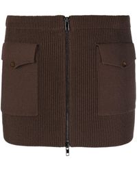 AYA MUSE - Musa Ribbed-knit Mini Skirt - Women's - Polyamide/cotton/spandex/elastane - Lyst