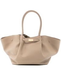 DeMellier London - Neutral Large New York Leather Tote Bag - Women's - Leather - Lyst