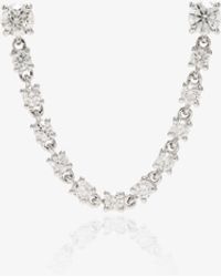 Anita Ko - 18k Yellow Gold Double Piercing Loop Diamond Earring - Women's - 18kt White Gold/white Diamond - Lyst