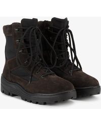 Yeezy Lace Up Combat Boots - Black